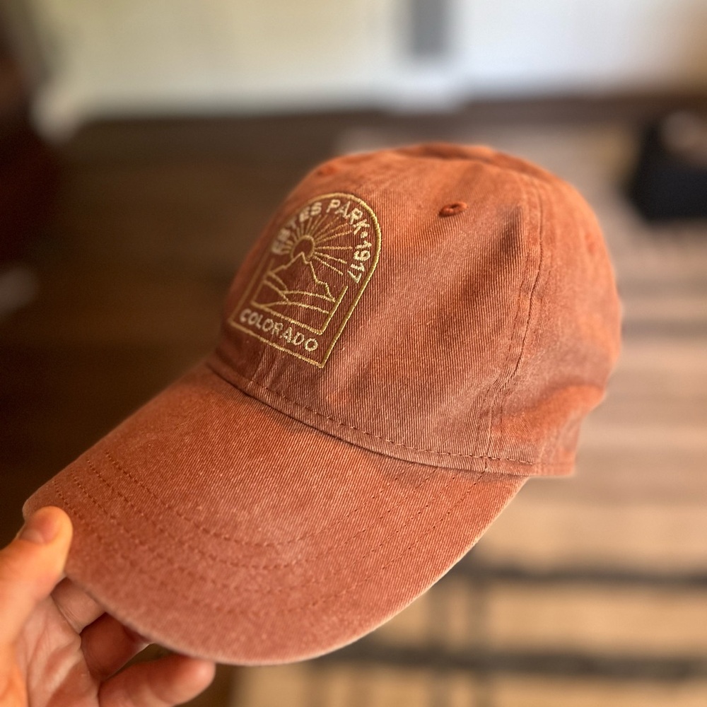 Oura Sportswear Rust Red Cotton Cap - Picture 3 of 3